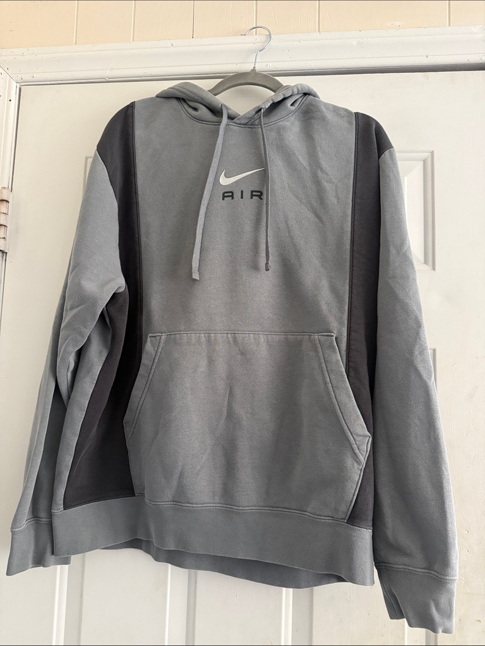 Nike Grey Two-Tone Air Pullover Hoodie